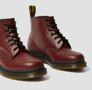 Alternative view of Giày Dr.Martens 101 Smooth Leather 'Red' 10064600