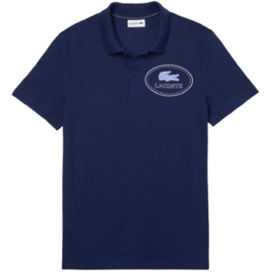 Áo Lacoste Men's Slim Fit Embroidered Crocodile Blue PH9733-78X