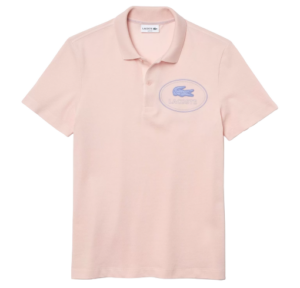 Áo Lacoste Slim Fit Embroidered Crocodile 'Pink' PH9733-ADY