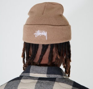 Mu Stussy x Our Legacy Work Shop Yin Yang Beanie 'Sandstone'