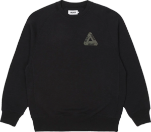 Ao Palace Tri-Ferg Slub Crew 'Black'