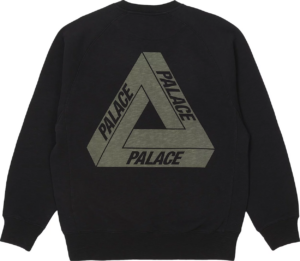 Ao Palace Tri-Ferg Slub Crew 'Black'