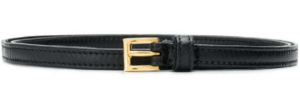 Thắt Lưng Prada Slim Buckle Black Calfskin Belt 1CC1540530F0002
