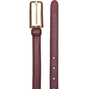 Alternative view of Thắt Lưng Prada Gold Buckle Brown Leather Belt 1CC267053F0606