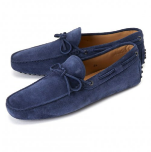 Alternative view of Giày Tod's BLUE SUEDE LOAFERS XXM0GW05470RE0U820