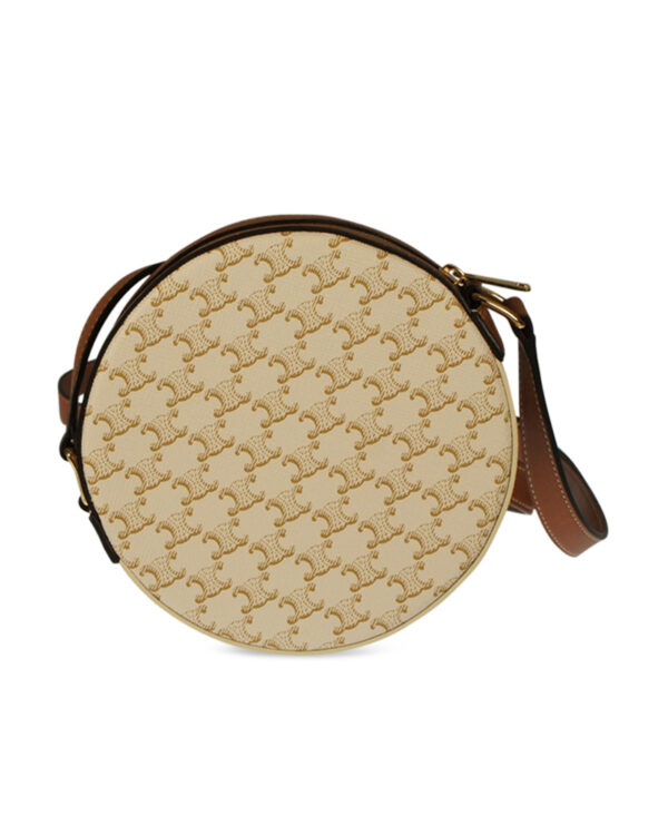 Túi Celine Round Purse On Strap 'White Tan' 10G342CAM-01TA - Hình ảnh 2