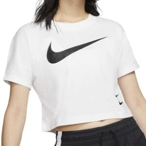 Alternative view of Áo Nike Sportswear Swoosh Women's Short-Sleeve Top CJ3765-100