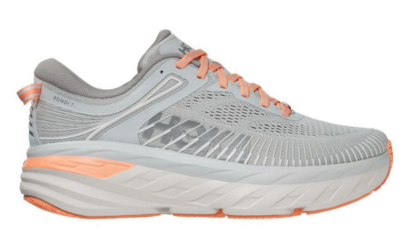 Giày Hoka Bondi 7 Grey Orange 1110519-HMSH