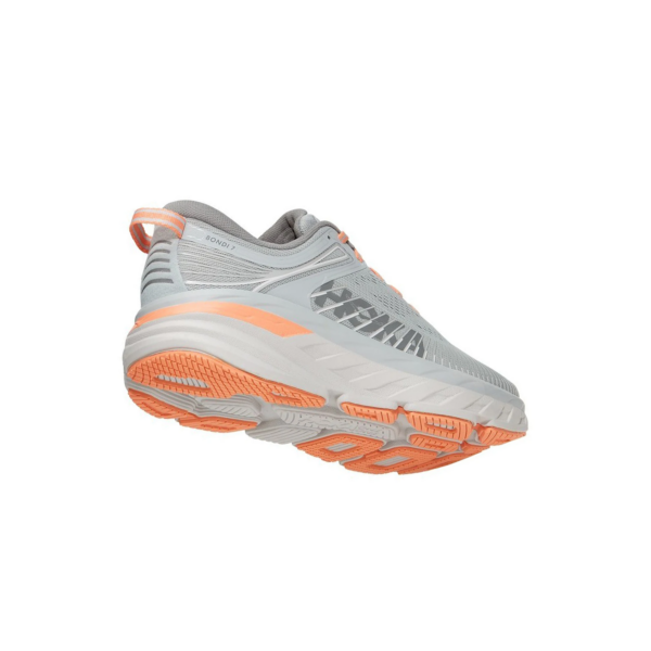 Giày Hoka Bondi 7 Grey Orange 1110519-HMSH - Hình ảnh 4