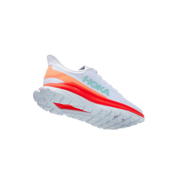 Giày Hoka Mach 4 'White Bright Orange' 1113529-WFS - Hình ảnh 4