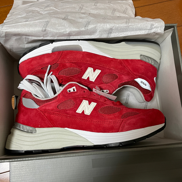 Giày New Balance Kith x 992 'Kithmas Collection Red' M992KR