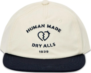 Mu Human Made 5 Panel Rip-Stop Cap 'White'