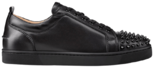 Giày Christian Louboutin Louis Junior Spikes Flat 'Black' 1130573CM53-SS13