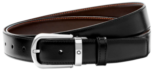 Dây Lưng Montblanc Curved Horseshoe Buckle Belt 114412