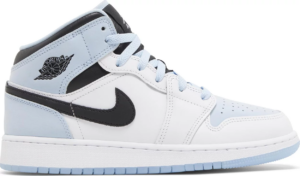 Giay Nike Air Jordan 1 Mid SE GS 'White Ice Blue' DV1337-104