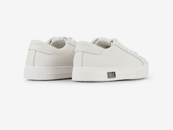 Giày Armani Exchange Low Top Leather 'White' 11666201TQ - Hình ảnh 2