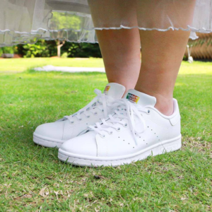 Alternative view of Giày Adidas Stan Smith J 'White Rainbow' EH0739