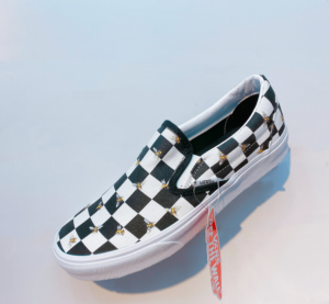 Giay Vans Slip On Checkerboard Bee Check 'Black' VN0A33TB9EH