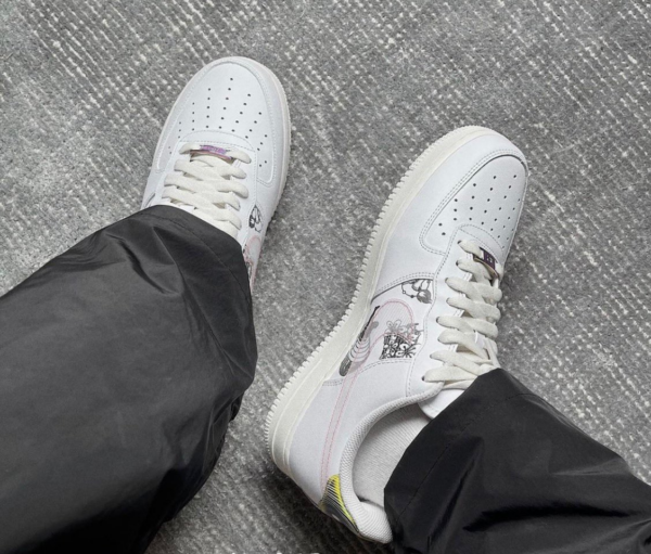 Giày Nike Wmns Air Force 1 BG 'The Great Unity' DM5457-110 - Hình ảnh 3