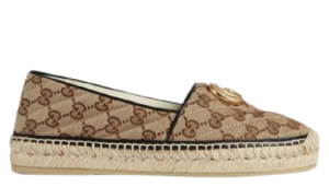 Giày Gucci Beige Women's GG matelassé canvas espadrille 621239-KQWM0-9765