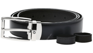 Dây Lưng MontBlanc 'Brown Gray' 123900