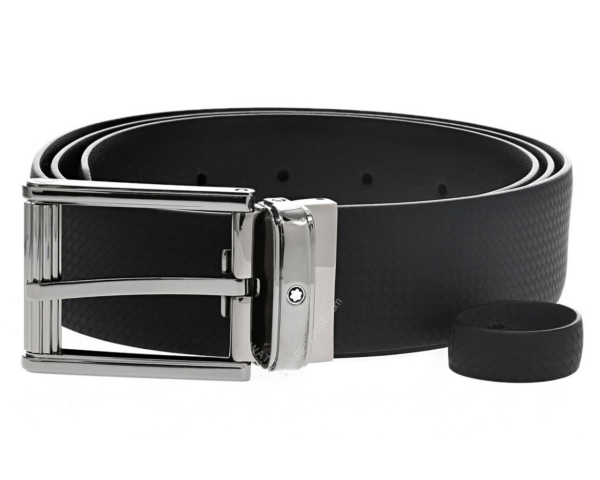 Dây Lưng MontBlanc Rectangular Roll Cut-to-Size Pin Buckle Leather Belt 123908