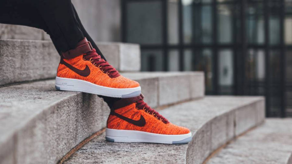 Giày Nike Wmns Air Force 1 Flyknit 'Total Crimson' 818018-800 - Hình ảnh 6