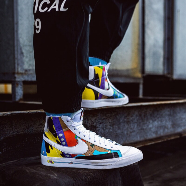 Giày Ruohan Wang x Nike Blazer Mid ’77 'Multicolor' CZ3775-900 - Hình ảnh 8