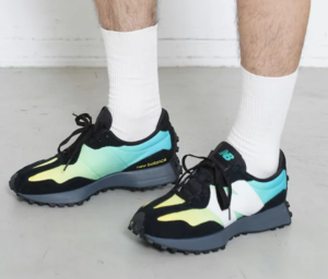 Alternative view of Giày New Balance 327 'Summer Jade Black' MS327SA