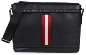 Túi Bally Hawick Leather Messenger 'Black' 6227998