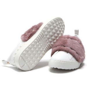 Alternative view of Giày Valentino Mink Fur Sneakers NW0S0E11-UEW-0EB