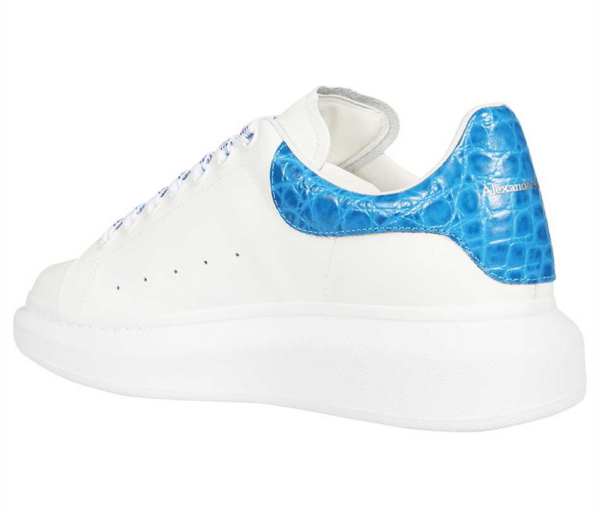 Giày Alexander McQueen Oversized Sneaker 'Ultramarine Crocodile' - Hình ảnh 3