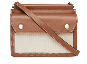 Alternative view of Túi Burberry Mini Horseferry Print Leather 'Brown' 8014611