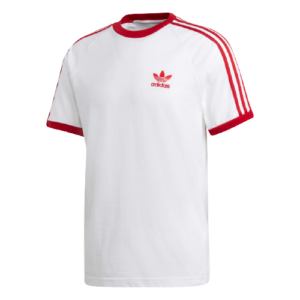 Áo Adidas Originals 3 Stripe Tee White Red DY1533