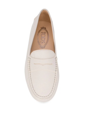 Alternative view of Giày Tod's Gommino Driving Shoes Leather 'White' XXW00G000105J1B015