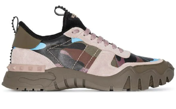 Giày Valentino Camouflage Rockrunner Plus TY0S0C88DRN34M