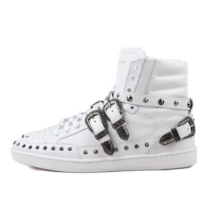 Alternative view of Giày Saint Laurent High Top 'White' 346798-AQ500-9089