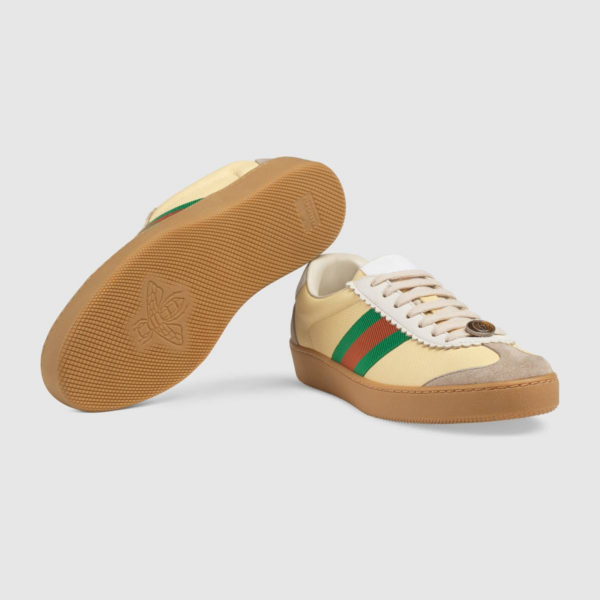 Giày Gucci G74 Web Low 'Oatmeal' 624486-0PV20-9560 - Hình ảnh 4