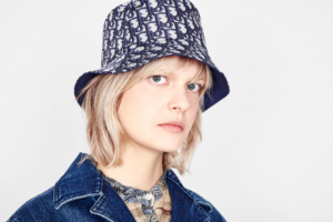 Mu Dior Small Brim Bucket Hat 'Blue Blend' 95TDD923A130-C563