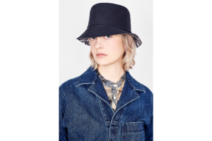 Mu Dior Small Brim Bucket Hat 'Black Blend' 95TDD923A130-C900