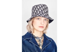 Mu Dior Small Brim Bucket Hat 'Black Blend' 95TDD923A130-C900