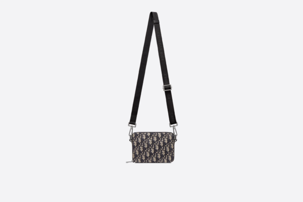 Túi Dior Pouch Shoulder Strap 'Beige Black Dior' 2OBBC119YSE-H05E - Hình ảnh 5