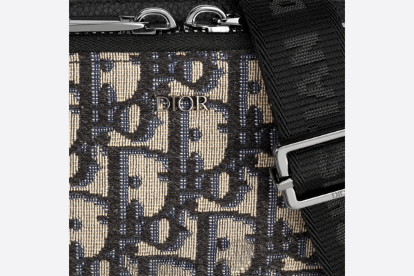 Túi Dior Pouch Shoulder Strap 'Beige Black Dior' 2OBBC119YSE-H05E - Hình ảnh 6