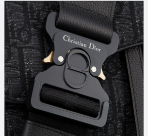 Tui Dior Saddle Bag 'Black Oblique Jacquard' 1ADPO093YKY-H00N