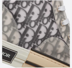 Giay Dior B23 High Dior Oblique White Black 3SH118YJP-H069