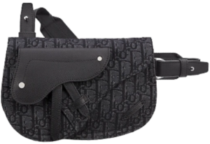 Tui Dior Saddle Pouch Black 1ADPO095YKY-H00N
