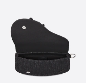 Tui Dior Saddle Pouch Black 1ADPO095YKY-H00N