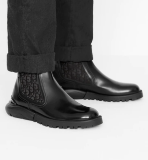 Alternative view of Giày Dior Ankle Boot Black Smooth Calfskin 3BO244ZGB-H969