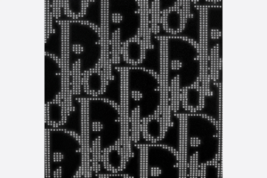 Vi Dior Card Holder 'Black Dior Oblique Galaxy' 2ESCH135VPD-H03E