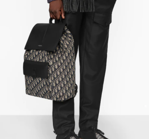 Tui Dior Motion Backpack Beige and Black 1ESBA138YKY-H27E